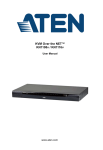 KVM Over the NET™ KN1108v / KN1116v