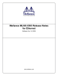 Mellanox MLNX-OS® Release Notes for Ethernet