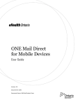 ONE Mail Direct for Mobile Devices