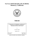 THESIS NAVAL POSTGRADUATE SCHOOL Monterey, California