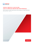 Oracle Service Cloud - Analytics Performance Best Practices