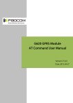 G620 GPRS Module AT Command User Manual - Premier