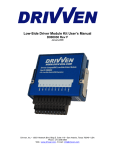 Low-Side Driver Module Kit User`s Manual D000030 Rev F
