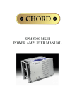 SPM 5000 Mk II Manual