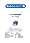 Ai150 Digital Recorder User Manual