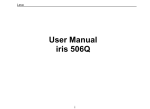 User Manual iris 506Q