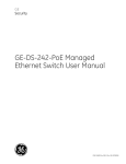 GE-DS-242-PoE Managed Ethernet Switch User Manual