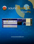 soundBlade SE™ 2.2 ReadMe
