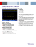 USB 2.0 Application Software - TDSUSB2, SR-USB