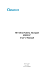 Electrical Safety Analyzer 19032-P User`s Manual