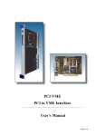 PCI-VME Interface: General Description - W-IE-NE