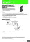 NX-Series SSI Encoder Input Unit Data Sheet
