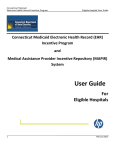Eligible Hospital User Manual - Connecticut Medical Assistance