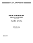 Rerun Architectural User Manual