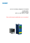 SU4000 AC Drives_Frequency inverter manual