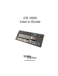 CS-1000 User`s Guide
