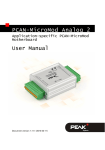 PCAN-MicroMod Analog 2 - User Manual - PEAK