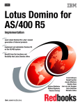 Lotus Domino for AS/400 R5 Implementation