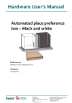 Hardware User`s Manual Automated place preference box – Black