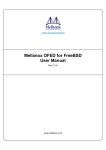 Mellanox OFED for FreeBSD User Manual