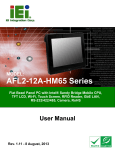 AFL2-12A-HM65 Panel PC User Manual
