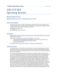 CISS 370 DEA Operating Systems