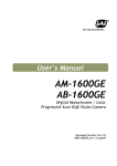JAI AM(B)-1600 GE Manual