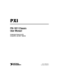 PXI-1011 Chassis User Manual