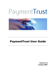PaymentTrust User Guide