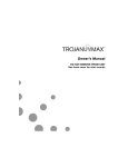 (Trojan®) UVMax owners manual