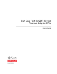 Sun Dual Port 4x QDR IB Host Channel Adapter PCIe User`s Guide