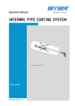 Operation Manual INTERNAL PIPE COATING SYSTEM