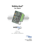 WebRelay-Quad Users Manual