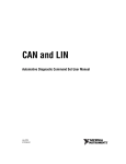 CAN and LIN Automotive Diagnostic Command Set User Manual