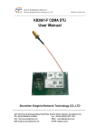 KB3061-F CDMA DTU User Manual - Shenzhen Kingbird Network