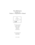 The XSB System Version 2.4 Volume 1: Programmer`s Manual