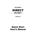 Direct Billing Manual