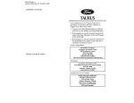 1996 Taurus Owner Guide - Taurus
