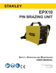EPX10 User Manual - Stanley Hydraulic Tools