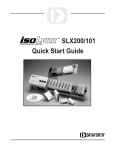 Quick Start Guide SLX200/101