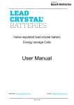 User Manual - Lead Crystal