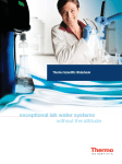 Thermo Scientific Barnstead GenPure water purification