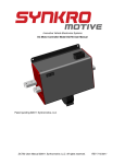 DC750 User Manual ©2011 Synkromotive, LLC. All rights reserved