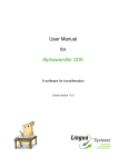 Alphawandler SDK User Manual - Lingua