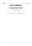 MULTIPROG Programming Manual