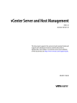 vCenter Server and Host Management - ESXi 5.5