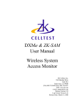 DXMe & ZK-SAM User Manual Wireless System Access