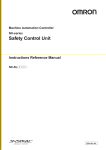 NX-series Safety Control Unit Instructions Reference Manual