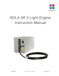 SOLA SE II User Manual Newport 05-21