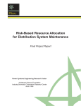 Risk-Based Resource Allocation for Distribution System Maintenance